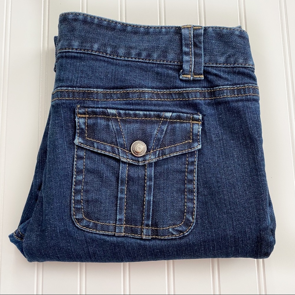 Ann Taylor Modern Fit Lindsay Waist Denim Capri Jeans Women’s Size 10 - Picture 3 of 12